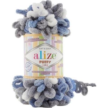 Alize 6075 Puffy Color El Örgü İpi