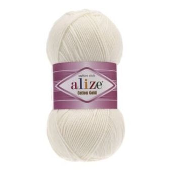 Alize 62 açık Krem 5'li Soft Plus El Örgü İpi