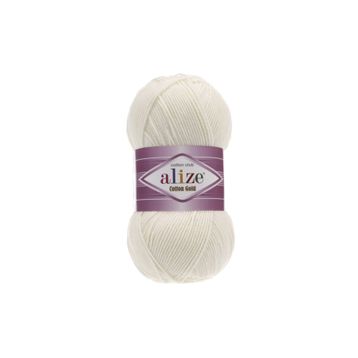 Alize 62 açık Krem 5'li Soft Plus El Örgü İpi