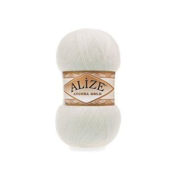 Alize 62 açık Krem 5'li Soft Plus El Örgü İpi