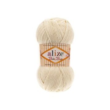 Alize 62 açık Krem 5'li Soft Plus El Örgü İpi