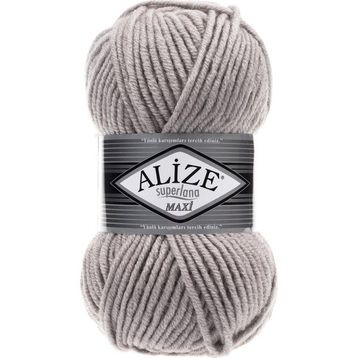 Alize 652 Duman Superlana Maxi 100 gr Örgü İpi