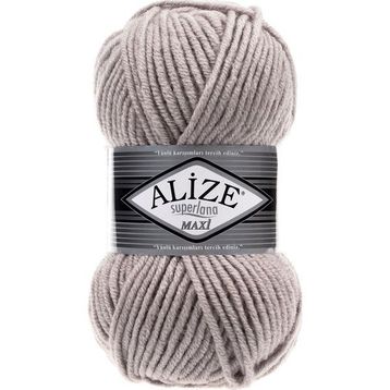 Alize 652 Duman Superlana Maxi 100 gr Örgü İpi