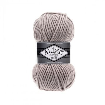 Alize 652 Duman Superlana Maxi 100 gr Örgü İpi
