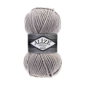 Alize 652 Duman Superlana Maxi 100 gr Örgü İpi