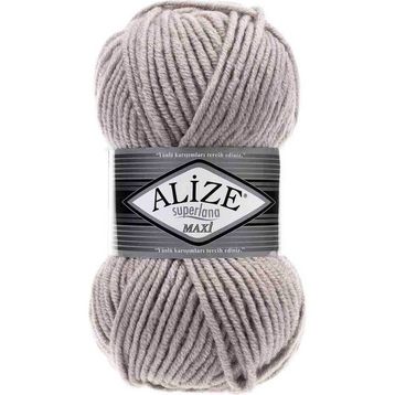 Alize 652 Duman Superlana Maxi 100 gr Örgü İpi