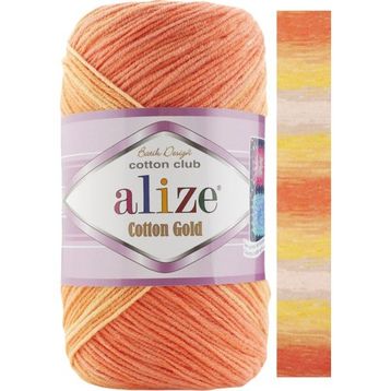 Alize 7687 Cotton Gold Batik 100 gr El Örgü İpi
