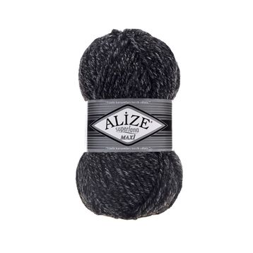 Alize 800 Jaspe Antrasit Superlana Maxi El Örgü İpi