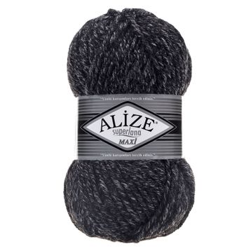Alize 800 Jaspe Antrasit Superlana Maxi El Örgü İpi