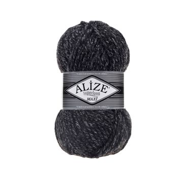 Alize 800 Jaspe Antrasit Superlana Maxi El Örgü İpi