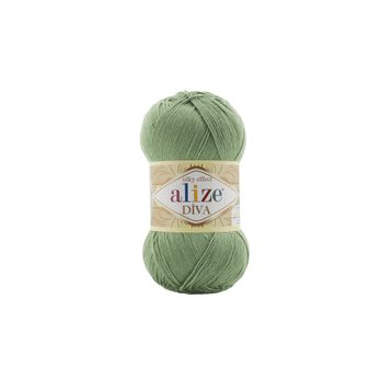 Alize 852 Diva Merserize İnce İp 5 Adet