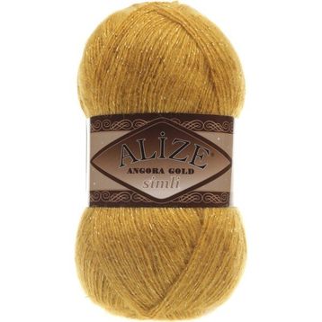 Alize Angora Gold Simli 002 Örgü İpi