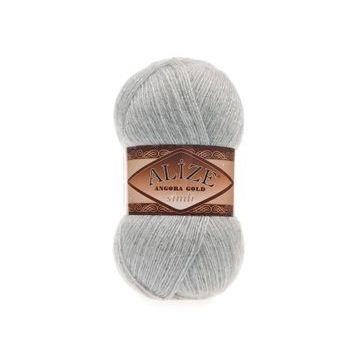 Alize Angora Gold Simli 21 5 Adet Örgü İpi