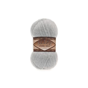 Alize Angora Gold Simli 21 5 Adet Örgü İpi