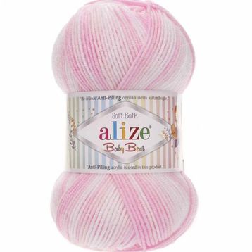Alize Baby Best Batik 6660 100 gr Örgü İpi