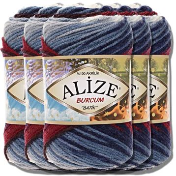 Alize Burcum Batik 2978 5 Adet El Örgü İpi