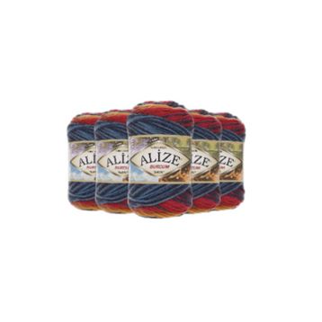 Alize Burcum Batik 4340 5 Adet El Örgü İpi