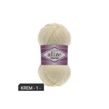 Alize Cotton Gold 01 100 gr Örgü İplik