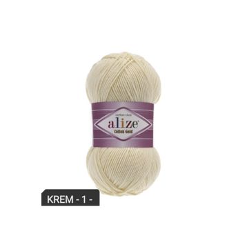 Alize Cotton Gold 01 100 gr Örgü İplik