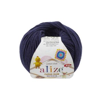 Alize Cotton Gold Hobby New 58 Lacivert Amigurumi Örgü İplikler