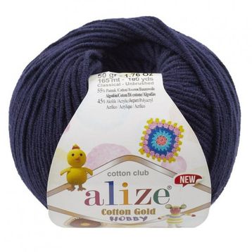 Alize Cotton Gold Hobby New 58 Lacivert Amigurumi Örgü İplikler