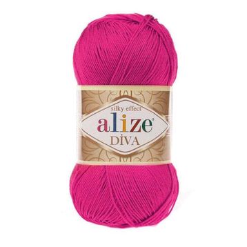 Alize Diva 149 Fuşya Akrilik Örgü İplikler