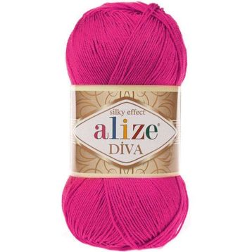 Alize Diva 149 Fuşya Akrilik Örgü İplikler
