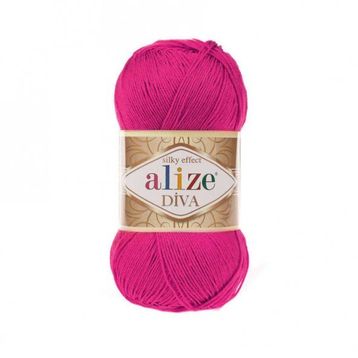 Alize Diva 149 Fuşya Akrilik Örgü İplikler