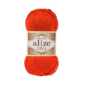 Alize Diva 37 100 gr Oranj El Örgü İpi