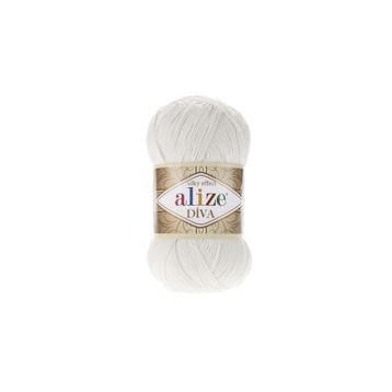 Alize Diva 450 100 gr İnci El Örgü İpi
