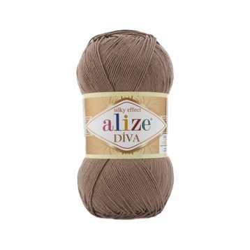 Alize Diva 688 Sütlü Kahve Melanj Örgü İpi