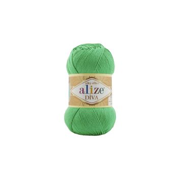 Alize Diva 778 Bahar Yeşili Akrilik Örgü İplikler
