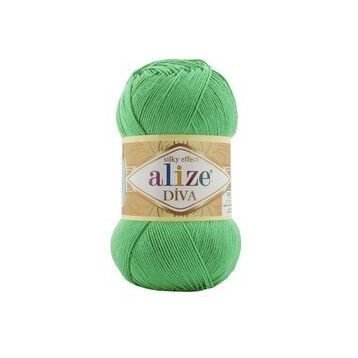 Alize Diva 778 Bahar Yeşili Akrilik Örgü İplikler