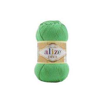 Alize Diva 778 Bahar Yeşili Akrilik Örgü İplikler