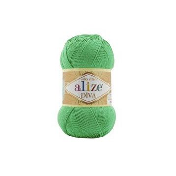 Alize Diva 778 Bahar Yeşili Akrilik Örgü İplikler