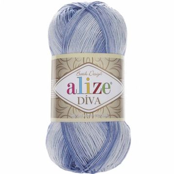 Alize Diva Batik 3282 3 Adet Örgü İpi