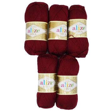 Alize Diva Batik 57 5 Adet Örgü İpi