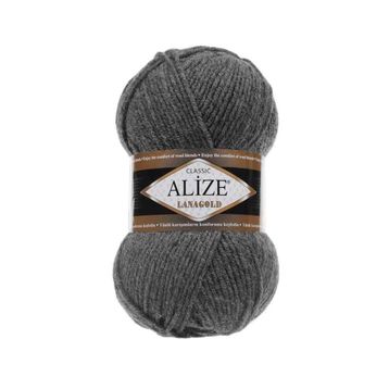 Alize Orta Gri Melanj 182 Lanagold El Örgü İpi