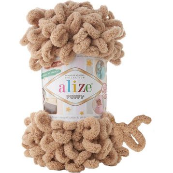 Alize Puffy 262 100 gr Bej El Örgü Ipi