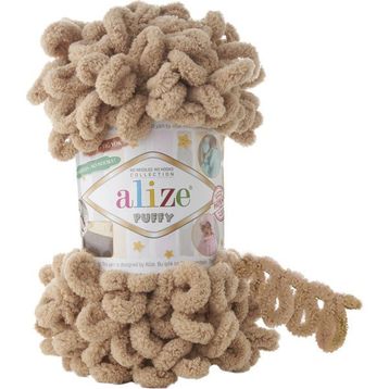 Alize Puffy 262 100 gr Bej El Örgü Ipi