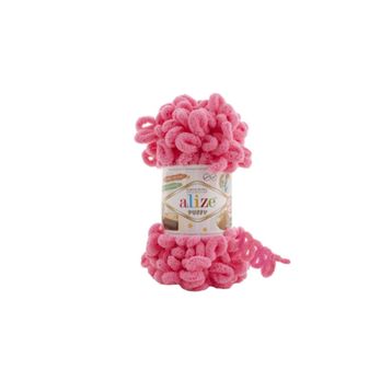 Alize Puffy 377 Canlı Pembe 5 Adet El Örgü İpi