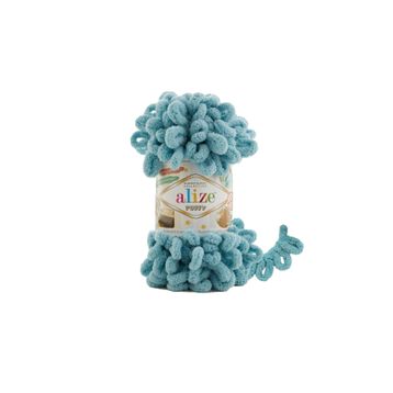Alize Puffy 414 Azur 100 gr Örgü İplik