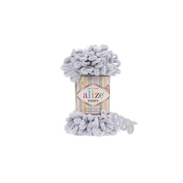 Alize Puffy 416 5 Adet Gri 100 gr Örgü İpi