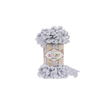 Alize Puffy 416 5 Adet Gri 100 gr Örgü İpi