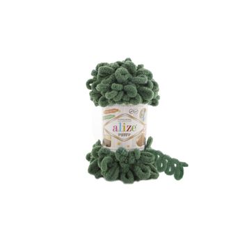 Alize Puffy 532 5 Adet Çam Yeşili El Örgü İpi