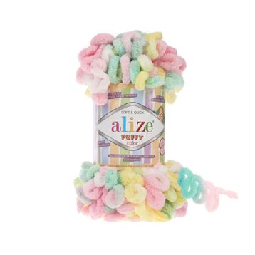 Alize Puffy Color 5862 100 gr Örgü İplik