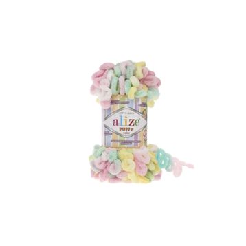 Alize Puffy Color 5862 100 gr Örgü İplik