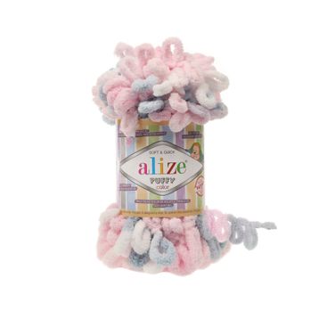 Alize Puffy Color 5864 100 gr Örgü İplik