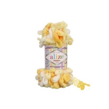 Alize Puffy Color 5921 Ebruli 100 gr Örgü İplik