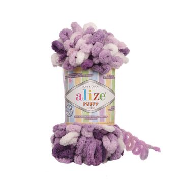 Alize Puffy Color 5923 100 gr Örgü İplik